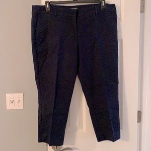 Would you like dots with that? Navy Capri pants